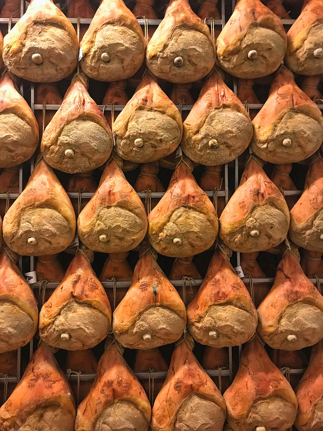 Ruliano Schinken, Rohschinken luftgetrocknet und Parmaschinken
