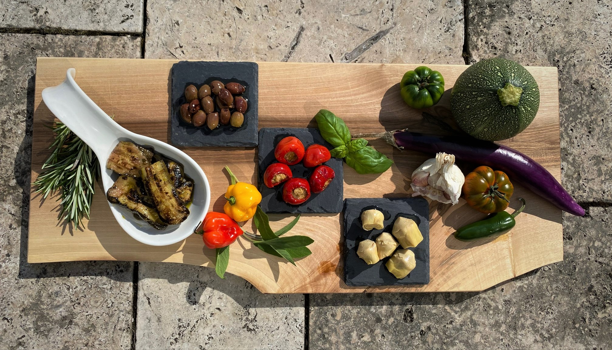 Eingelegte Feinkost von Oliveri, Gemüse und Antipasti aus Italien