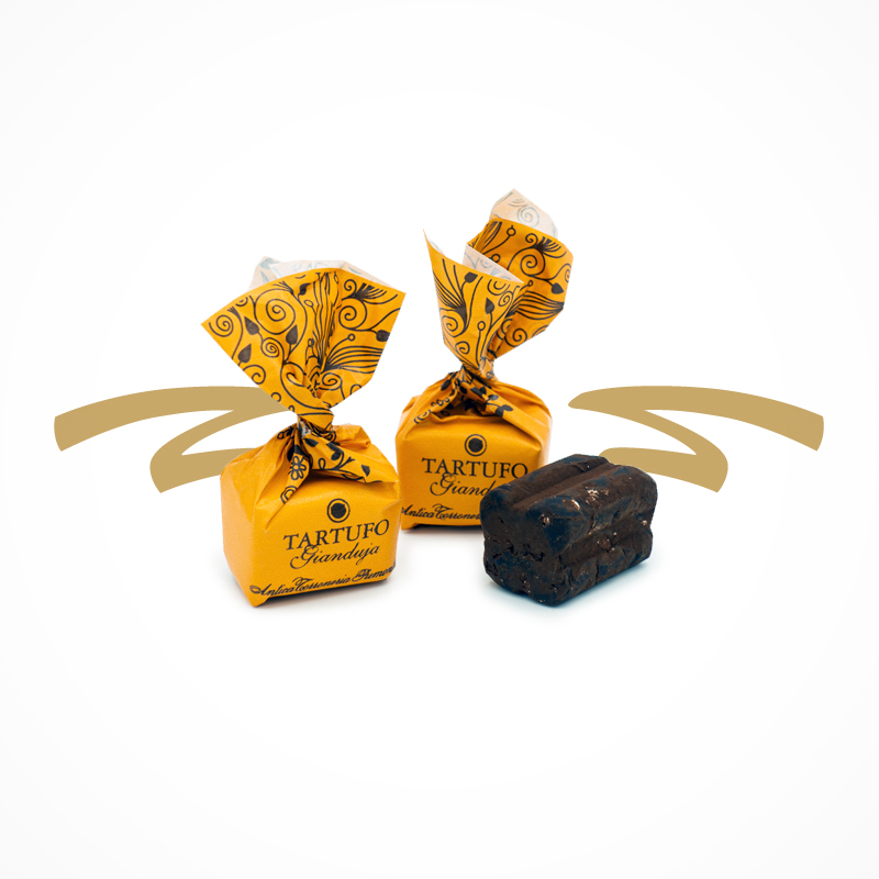Feine Schokoladen Pralinen mit Gianduja Schokolade