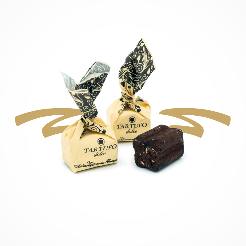 Tartufi dolce - dunkle Schokolade mit piemonteser Haselnuss - Schokoladenpraline