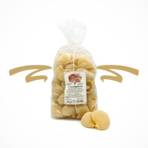 Conchiglioni giganti - große Muschel-Pasta aus Hartweizengrieß aus Italien.
