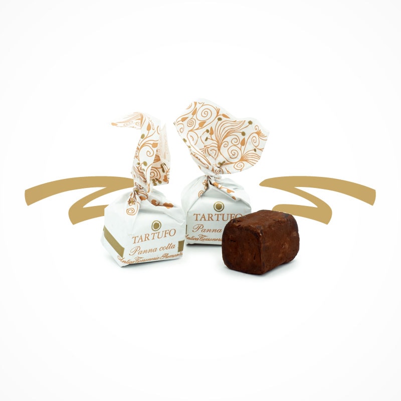 Tartufi, italienischere Dessert Klassiker, zarter Schmlez, Trüffel, Praline, Schokolade, Haselnuss-Praline