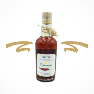 Olivenöl Marchesi, Peperoncino, scharfes Olivenöl, 250ml Olivenöl Extra Vergine, scharfes Öl zu Pizza, Pasta und Fleisch