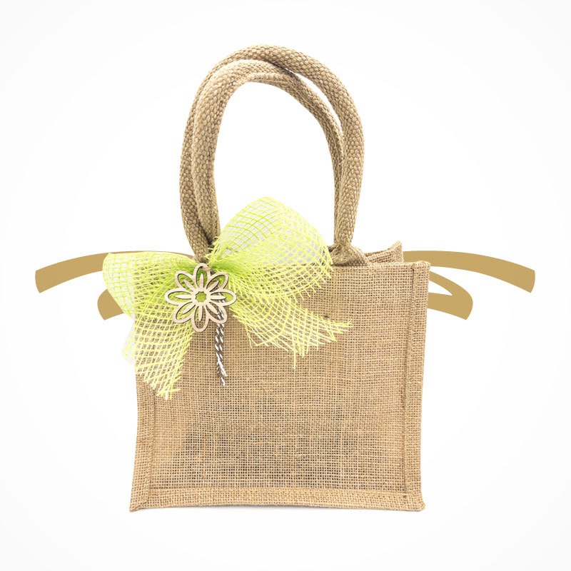 Jutetasche Frühling