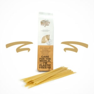 Care for the world - I´m plastic free - traditionell hergestellt - bronzegezogen und langsam getrocknet