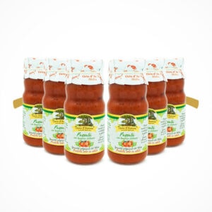 Passata Tomate und Basilikum - frisch und fruchtig, ohne Zusatzstoffe.