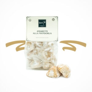 Zart, soft, süße Amaretti gebacken nach Traditionsrezept aus der Toskana.