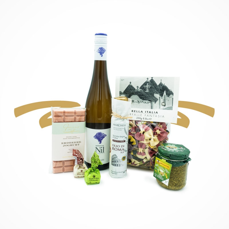 Genussvolle Präsente mit Feinkost und Wein