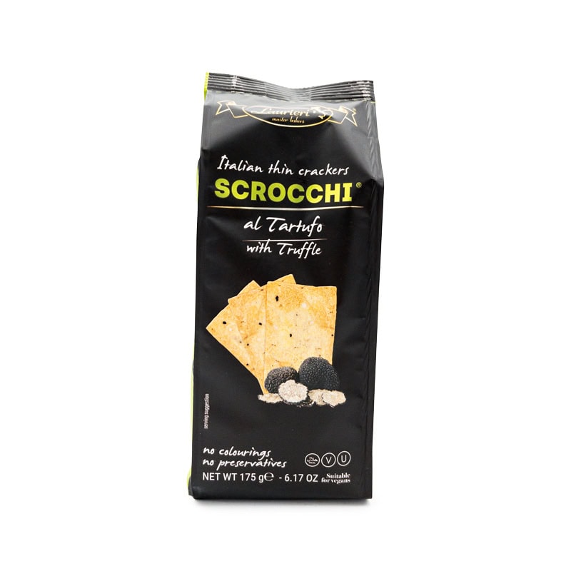 Knusprige Trüffel Scrochi - Italienisches Gebäck perfekt zum Wein