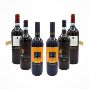 Rotweinauswahl aus Italien, unkomplizierte Wein, angenehm zu Trinken. Solo und als Begleiter