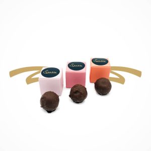 Pralinen-Set, Vollmilch, Nougat, Krokant 3x14g