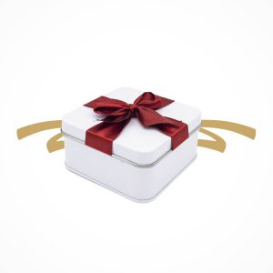 Geschenkdose_weiß_mit_roter_Schleife