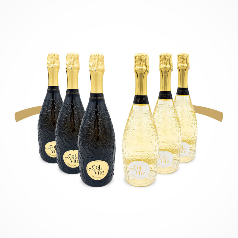 Weinpaket Golden Sunset, Prickelndes Duo zum Anstoßen