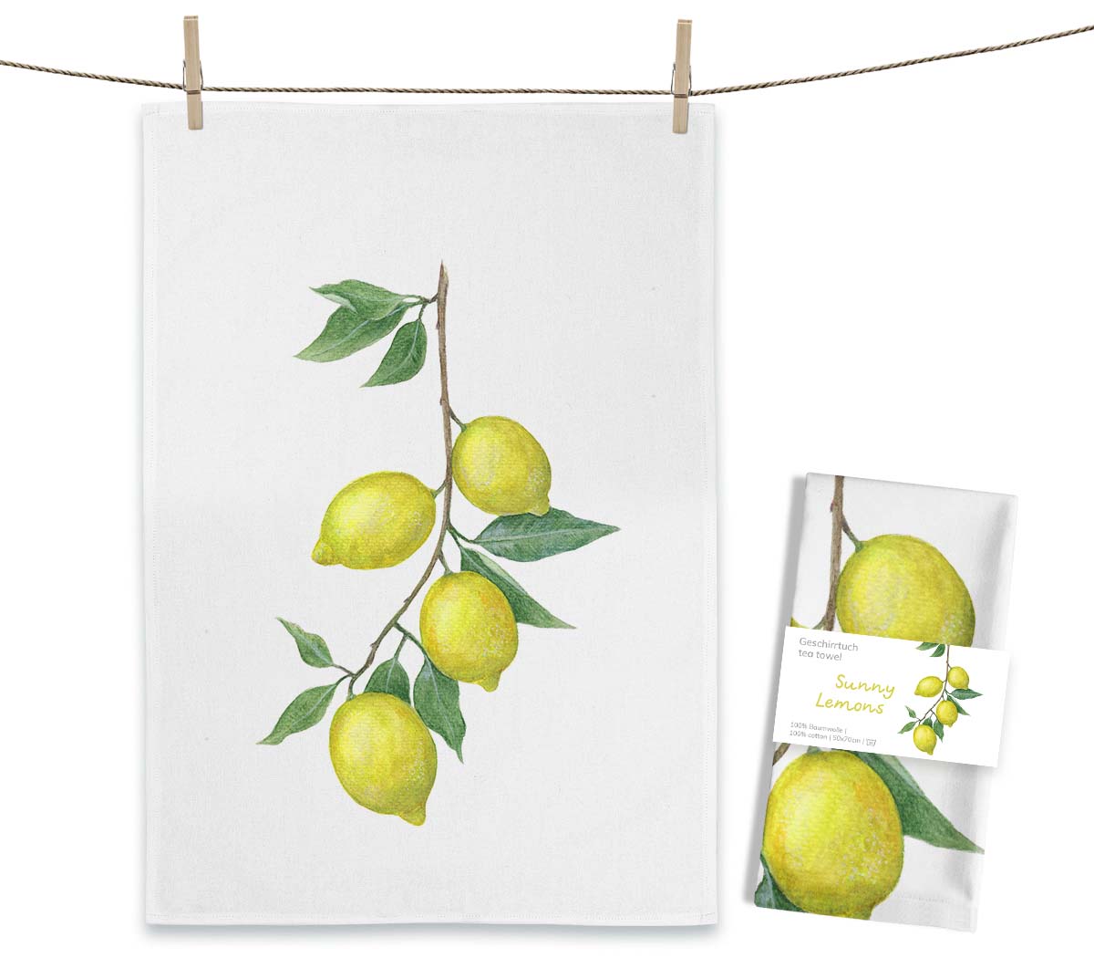 Geschirrtuch Al Limone