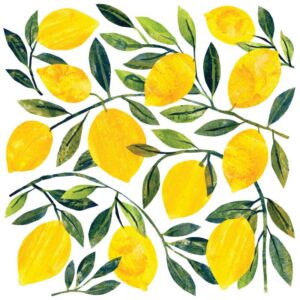 Servietten al Limone - Zitronenmotiv