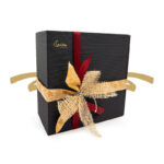Geschenkkarton schwarz mittel