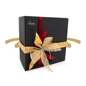 Geschenkkarton schwarz mittel